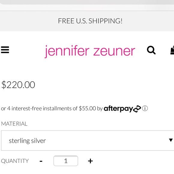 ❤️NWT JENNIFER ZEUNER STAR NECKLACE - Picture 9 of 13